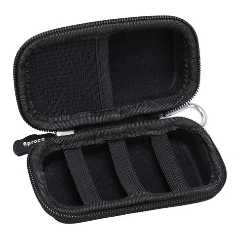 Premium Hard EVA Case With 1680D Exterior For GLM 100 23 Laser Distance Measure 100 Feet And GLM 20 Accessories, black EVA case open