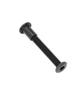 10 Pack M6 Black Furniture Joint Connector Rivet Hex Socket Cap Bolts With Nuts Kit For Chairs Beds Cribs 35mm Full Thread Includes Allen Key