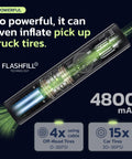 Cordless Tire Inflator Portable Air Compressor For Cars And Trucks 150 PSI High Flow Pump 4800mAh capacity illustration