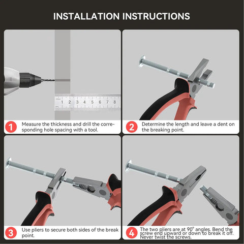 Installation instructions for 10 Pack Brushed Nickel Cabinet Knobs Silver Round Drawer Knobs For Kitchen Cabinets And Dresser Drawers Pulls