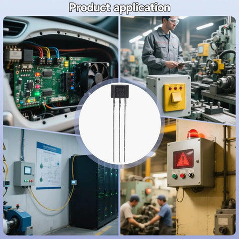 Top Shelf A3144 Hall Effect Sensors 20 Pack 3 Pin Magnetic Detector for Arduino in industrial and automotive applications.
