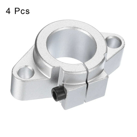 SHF30 Aluminum Linear Rod Rail Shaft Support 4 Pack With Wrench For 30mm Shaft Mounting Brackets Ideal For CNC Machines 3D Printers And Automation Equipment