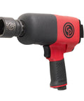 Heavy Duty 3/4 Inch Air Impact Wrench With Pistol Grip And Twin Hammer Clutch showing close-up view of lightweight composite build.