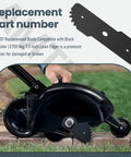 Seven And A Half Inch Edge Hog Heavy-Duty Edger Replacement Blade For 2-In-1 String Trimmer Edger Fits LE750 LE710 LE760 LE760FF