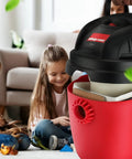 1.5-Gallon All Around Collection Bag 6 Pack for Small Vacuums in a home setting with children playing nearby