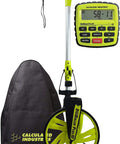 DigiRoller Plus III 12.5 Inch Electronic Distance Measuring Wheel With Large Backlit Display and carrying pack