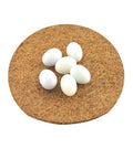 10 Pcs Pigeon Nest Pads Coconut Fiber Bird Nest Mats For Loft Breeding Egg Nests Bowls Mat with eggs on coir surface