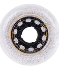 Transparent inline skate wheel with glitter, Replacement Inline Skate Wheels 4 Pack 83A Hardness For Indoor Outdoor Use