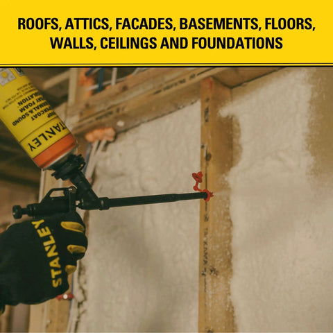 Applying Closed Cell Spray Foam Insulation Kit for Home and Shop, No-Brainer Choice, Covers Up To 240 Sq Ft, R-Value 11.32 at 2 Inches