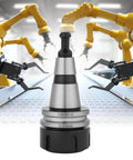 Heavy Duty ISO30 ER32 Balance Collet Chuck G25 Precision Nail The Cut 30000Rpm Solid Stainless Steel CNC Tool Holder on factory backdrop.