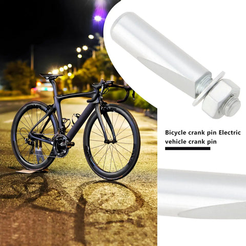 4 Pack Crank Wedge Cotter Pins 9.5x40mm For Bicycle Bottom Bracket Fit next to black road bike on street