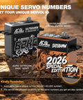 Beefed Up 62Kg Brushless RC Servo Motor With Full Metal Gear 0.092s High Speed At 16.8V Programmable Smart Servo for RC cars