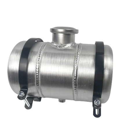 Aluminum 1 Gallon Gas Tank For Mini Bike And Go Kart With 6x10 Inch Center Fill And Quarter Inch NPT Outlet For DIY Projects