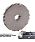 Heavy Duty T60 Sixty Tooth Mini Lathe Gear Replacement For Mx-210 Wm-210 8x16 showing premium high-speed steel construction.