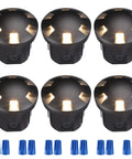 Petal Shaped In Ground Landscape LED Well Lights For The Yard 6W 200 Lumens 12V Low Voltage Pathway Lighting IP67 Waterproof ETL Listed