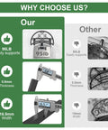 Heavy Duty Wall Mount Garden Hose Holder Holds 125 Ft Hose Up To 95 Lbs Weight Capacity Tough As Nails Metal Construction comparison chart