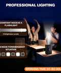 Go To Portable Power Station 98Wh Solar Generator for Camping and Home Backup 270W Peak, lighting campsite with LED light