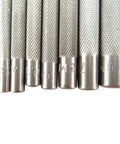 Leather Craft Hollow Hole Punch Set Pro Grade 7 Piece Round Punch Tool Range 3mm 4mm 4.5mm 5mm 6mm 7mm 8mm display