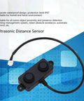 Ultrasonic Distance Sensor With UART Output For Parking Space Detection IP67 waterproof design with cable connection.