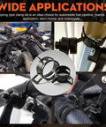 324 Piece Spring Hose Clamp Kit With 6-38mm Range And 2 Pliers for quick fixes on fuel lines, vacuum hoses, and PC cooling loops