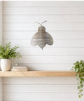Raw Steel Bee Cutout Wall Art 12 Inch Dope For DIY Projects And Garden Decor Ready For Paint Patina Clear Coat And Welding