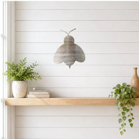 Raw Steel Bee Cutout Wall Art 12 Inch Dope For DIY Projects And Garden Decor Ready For Paint Patina Clear Coat And Welding