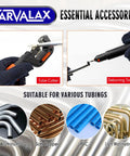 Carvalax Pipe Tube Bender Set For 1/4 To 7/8 Inch O.D. LITE Version with tube cutter and deburring tool for aluminum and copper.