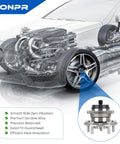 Diagram showing the Rear Wheel Bearing Hub Assembly Five Lug With ABS Hubs One Piece Fits 2016-2019 Hyundai Tucson FWD.