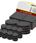 44 Piece No Slip Furniture Leg Pad Set With Self Adhesive Felt Cushions To Protect Hardwood Floors From Scratches And Slippage Rubber Feet Anti Slip Floor Protectors