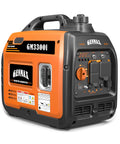 Portable 3300 Watt Inverter Generator For Home Backup And Camping Ultra Quiet Gas Engine EPA Compliant Eco Mode Lightweight Design GM3300i