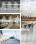 Easy Install Mist Kit For Warehouse Cooling And Livestock Shelter Relief Greenhouse Humidification And Outdoor Cooling Industrial Pro Grade Misting System with various applications in farms and patios