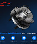 Front Wheel Bearing And Hub Assembly For 4x4 Nissan Frontier Xterra 05 18 Pathfinder 05 12 Suzuki Equator 09 12 6 Lug With ABS