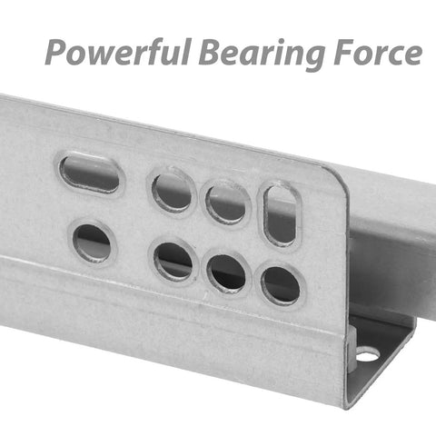 Beefy Heavy Duty Drawer Slides With Silent Hydraulic Damping For Smooth Soft Close, Cold Rolled Steel Wear Resistant Rails For Containers And Storage Cabinets, High Load Capacity, Durable Build, Long Lasting Performance, steel drawer slide close-up