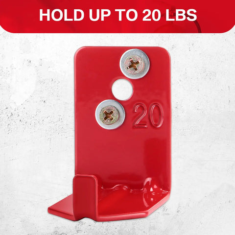 Heavy Duty Fire Extinguisher Wall Mount Brackets 40 Pack Universal Iron Hooks For 5 To 40 Pounds Built Tight And No Headache Install Real Deal Safety Hardware For Garage Or Business