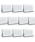 10 Pack LED Flood Lights Outdoor 300W Ultra Bright Security Lighting With IP65 Weatherproof Rating For Yard And Barn, Warm White Glow.