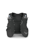 Front view of Duro 1.5L Mens Running Hydration Vest With Hydraulics Soft Flasks Breathable Mesh No Bounce Fit in black medium.