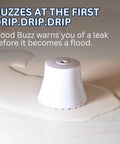Compact Water Leak Alarm 3 Pack Ready To Use No Setup Required Battery Included placed on a wet surface