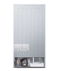 Back view of Stay Frosty With This Hella Reliable 17 Cubic Foot Upright Convertible Fridge Freezer showcasing its compressor and panels.