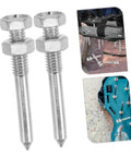 Heavy Duty Lawn Aerator Shoes With Metal Spikes For Easy Soil Loosening And Lawn Aeration Durable Rugged Yard Tool Image