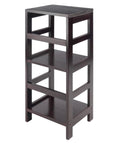 Open Display Two Tier Ladder Shelf for Living Room Den Office and Bedroom with Modern Yet Practical Bookshelf and Easy Access Storage