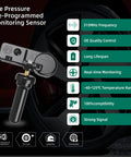 315MHz TPMS Sensor Replacement for Most GM Vehicles After 2006 Includes Cadillac CTS DTS Chevy Silverado GMC Sierra Buick Pontiac Saturn Hummer Tire Pressure Monitoring System Sensor, pre-programmed