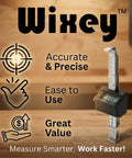 Digital Planer Gauge With Electronic Readout For Woodworking, Precise Thickness Measurement, displayed on wooden workshop bench