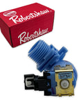 Dishwasher Water Inlet Valve Replacement Part 120V 60Hz 5W OEM Robertshaw For Whirlpool next to branded box