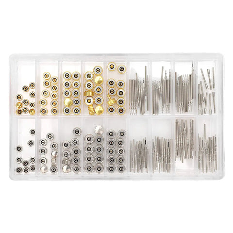 Watch Stem Extender And Crown Set With Extension Bar For Easy Winding And Quick Watch Repair Pro Grade Gear in storage box