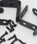20 Pieces Stainless Steel L Right Angle Brackets With 1.57 By 1.57 Inch Sides Includes 80 Screws Beefy Built Corner Braces
