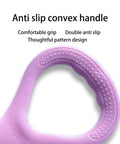 Close-up of anti-slip handle on Figure 8 Resistance Band With Handles For Arm Back Shoulder Training And Full Body Workouts.