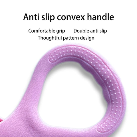 Close-up of anti-slip handle on Figure 8 Resistance Band With Handles For Arm Back Shoulder Training And Full Body Workouts.