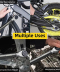 Half Inch Drive Digital Torque Wrench With Preset Memory And Data Storage Pro Grade Performance 12.5 To 250.8 FtLb And 17 To 340 Nm in various uses for bike maintenance, motorcycle repair, and mechanical work.