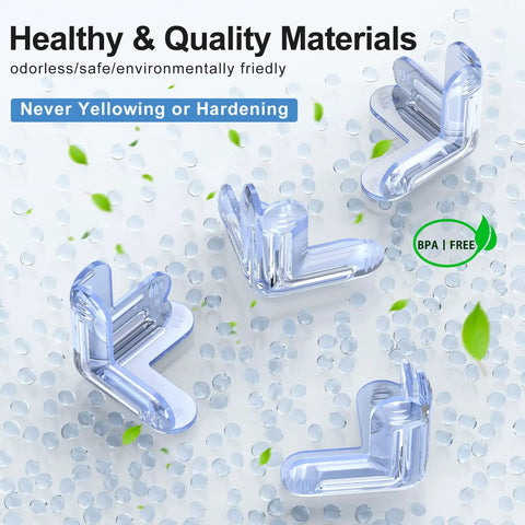 8 Pack Baby Corner Protectors With Soft Silicone For Furniture And Glass Countertops Clear Corner Guards Bumpers