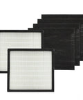 Replacement Filter Set For Oreck WK10002QPC And Airvantage Plus Pet WK10052QPC Purifiers Two Pack H13 HEPA Filters with Carbon Filters
